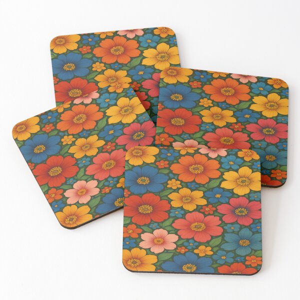 Item preview, Bright Seamless Wildflower Pattern designed and sold by DigitalGemArt.