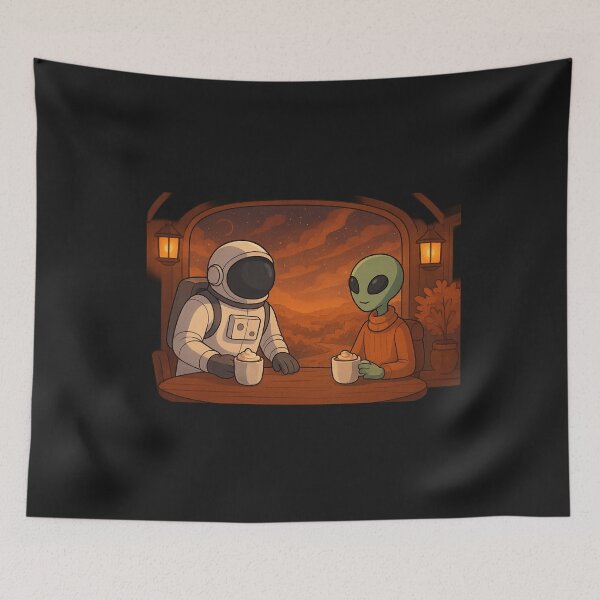 Item preview, Cozy UFO Autumn Ride designed and sold by HEERMANArt.