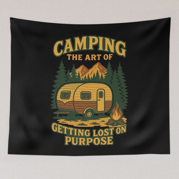 Item preview, Camping The Art Of Getting Lost On Purpose designed and sold by LuminOrb.