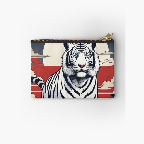 Item preview, Mythical White Tiger – Vintage Japanese Ukiyo-e Design designed and sold by Vandy Fullam.