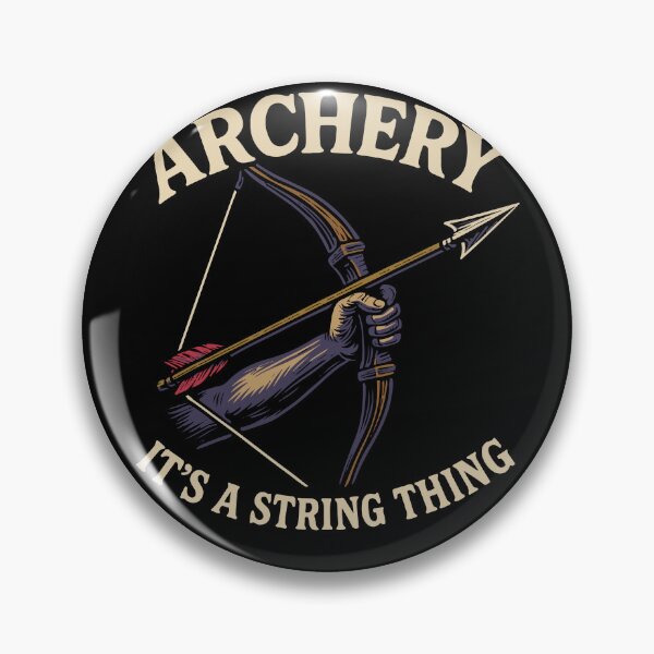 Item preview, Funny Archery It's A String Thing Bow Archer designed and sold by LuminOrb.