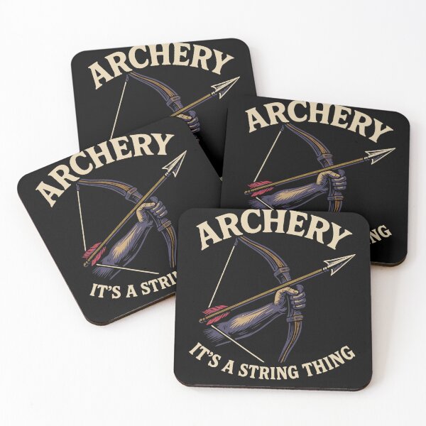 Item preview, Funny Archery It's A String Thing Bow Archer designed and sold by LuminOrb.