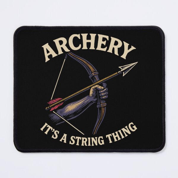 Item preview, Funny Archery It's A String Thing Bow Archer designed and sold by LuminOrb.