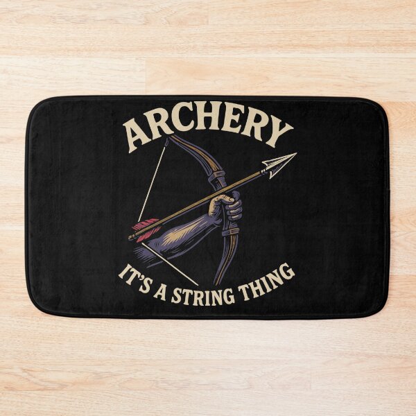 Item preview, Funny Archery It's A String Thing Bow Archer designed and sold by LuminOrb.
