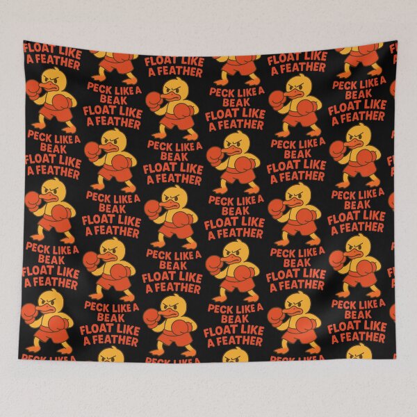 Item preview, Boxing Duck Float Like a Feather Peck Like a Beak Design designed and sold by TeeTimeTreasure.