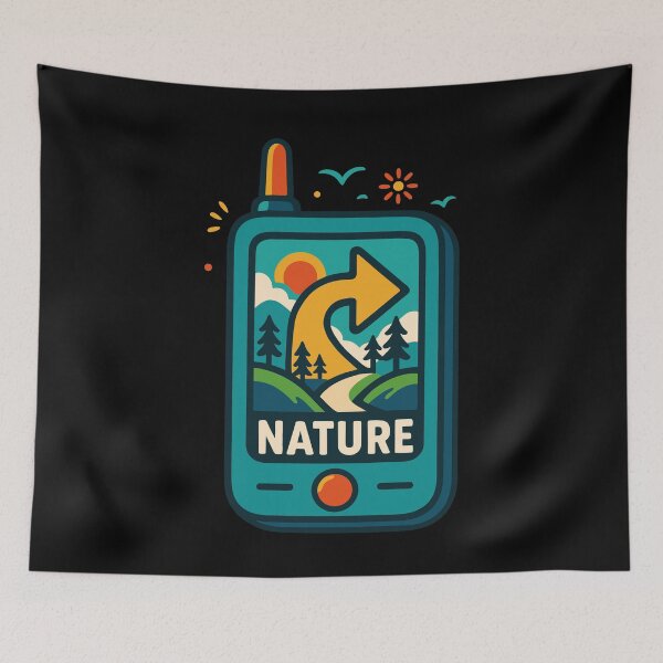 Item preview, Nature Adventure Camper Hiking Funny Camp Van designed and sold by LuminOrb.