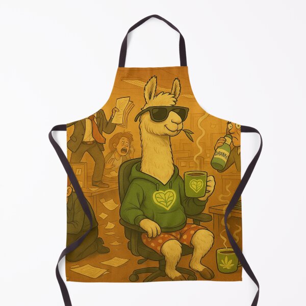 Item preview, Office Lama – “I’ll answer sometime” designed and sold by GruenesHerz.art.
