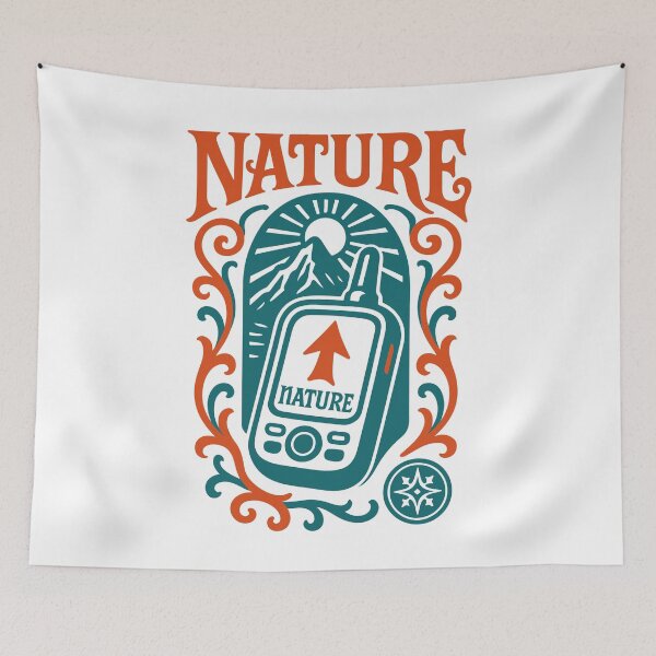 Item preview, Nature Adventure Camping Camper Van Funny designed and sold by LuminOrb.