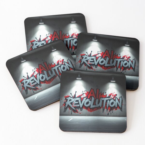 Item preview, AI REVOLUTION designed and sold by HappyPrintCo.