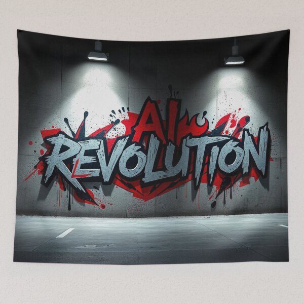 Item preview, AI REVOLUTION designed and sold by HappyPrintCo.