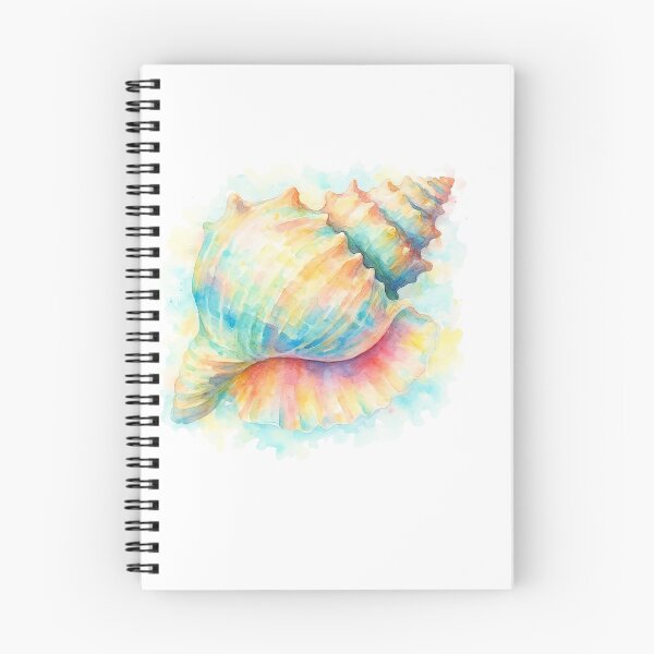 Item preview, Watercolor Seashell designed and sold by efsinazenn.