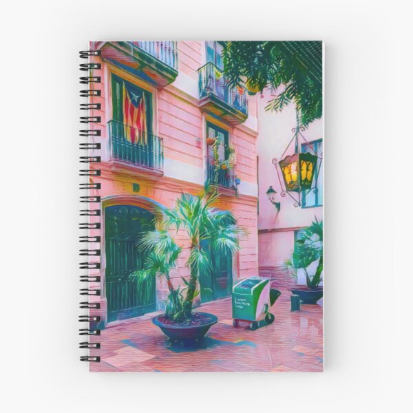 Item preview, Street corner in Barcelona designed and sold by MiKaBerlin.