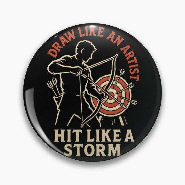 Item preview, Draw Like An Artist Hit Like A Storm Archer designed and sold by LuminOrb.