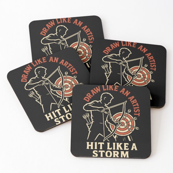 Item preview, Draw Like An Artist Hit Like A Storm Archer designed and sold by LuminOrb.