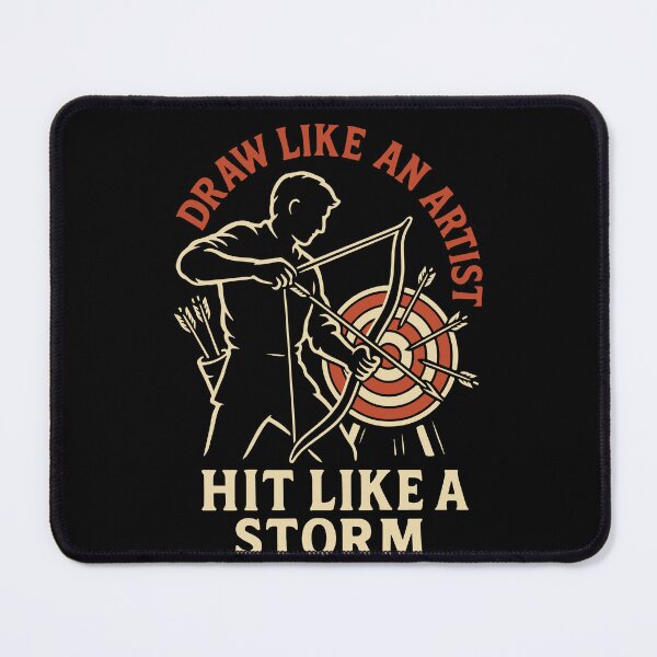 Item preview, Draw Like An Artist Hit Like A Storm Archer designed and sold by LuminOrb.