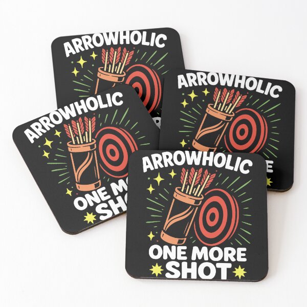 Item preview, Arrowholic One More Shot Funny Archer designed and sold by LuminOrb.