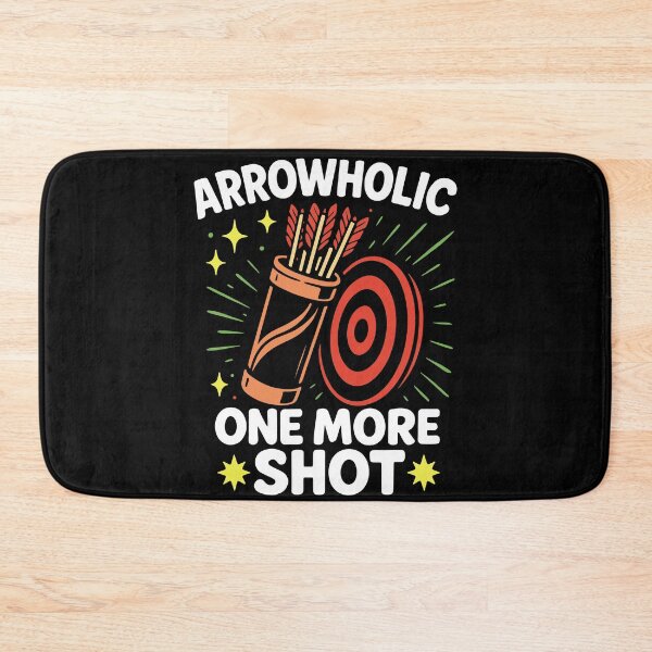 Item preview, Arrowholic One More Shot Funny Archer designed and sold by LuminOrb.