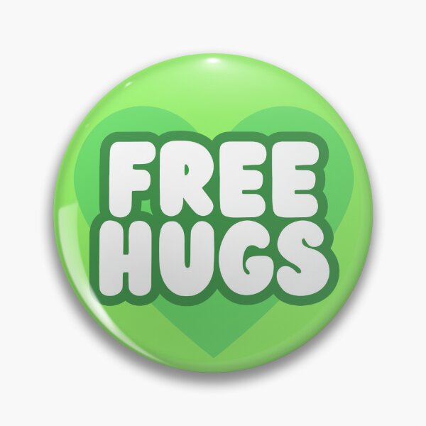 Item preview, FREE HUGS | Convention Con Badge designed and sold by Lavender Tears.