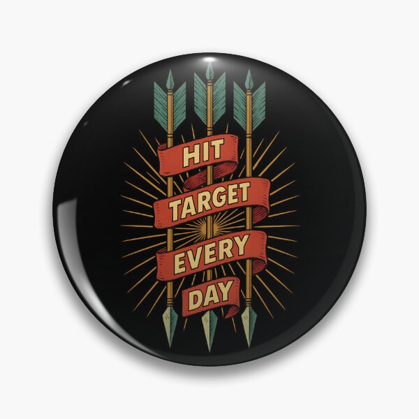 Item preview, Hit Target Every Day Archery Bow Archer arrow designed and sold by LuminOrb.