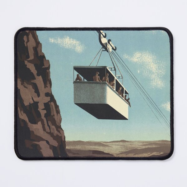 Item preview, Vintage Art Deco Travel Poster | Téléférique du Béout Lourdes | 20th Century French Cable Car Print | Pierre Duval Art designed and sold by artofuniverse.