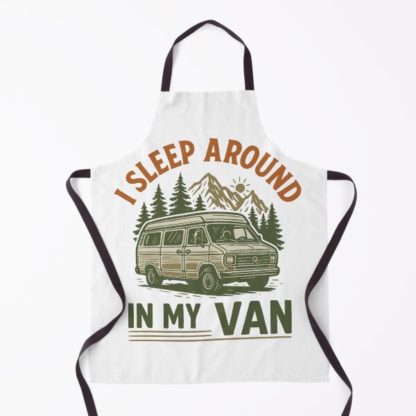 Item preview, I Sleep Around In My Van Funny Camping Adventure designed and sold by LuminOrb.