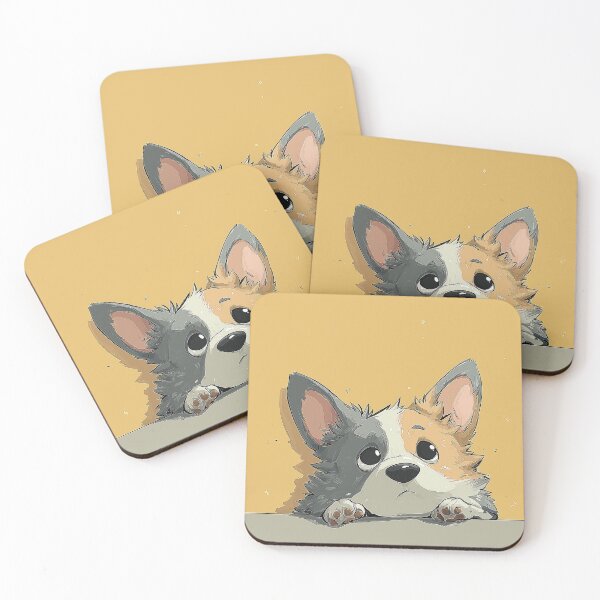 Item preview, Corgi poking his head out designed and sold by TaverneKuna.