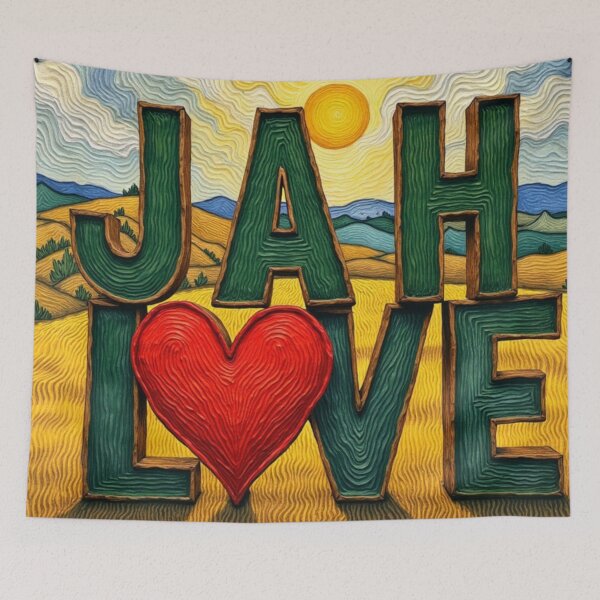 Item preview, Reggae & Rasta Canvas – Jah Love, Lost in Music & Island Vibes Art” designed and sold by TheDesignDen52.