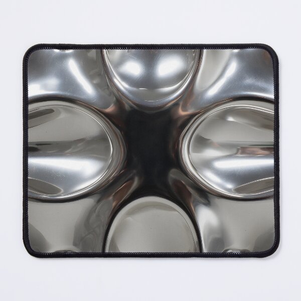 Item preview, Y2K Silver Liquid Pattern | Futuristic Chrome Glossy 1 designed and sold by Velvetcosmonova.