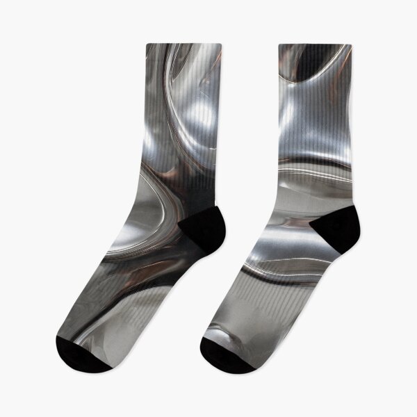 Item preview, Y2K Silver Liquid Pattern | Futuristic Chrome Glossy 1 designed and sold by Velvetcosmonova.