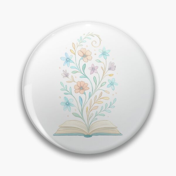 Item preview, Blooming Book | Whimsical Floral Watercolor Art designed and sold by Moon--ink.