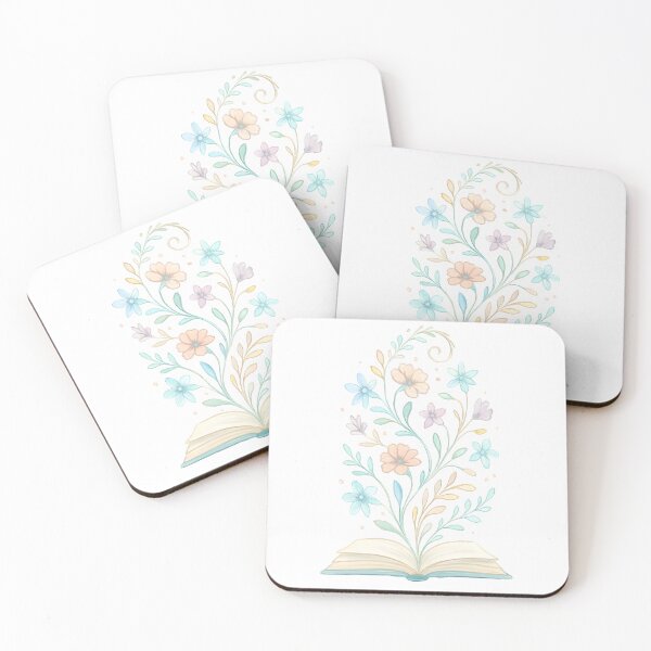 Item preview, Blooming Book | Whimsical Floral Watercolor Art designed and sold by Moon--ink.