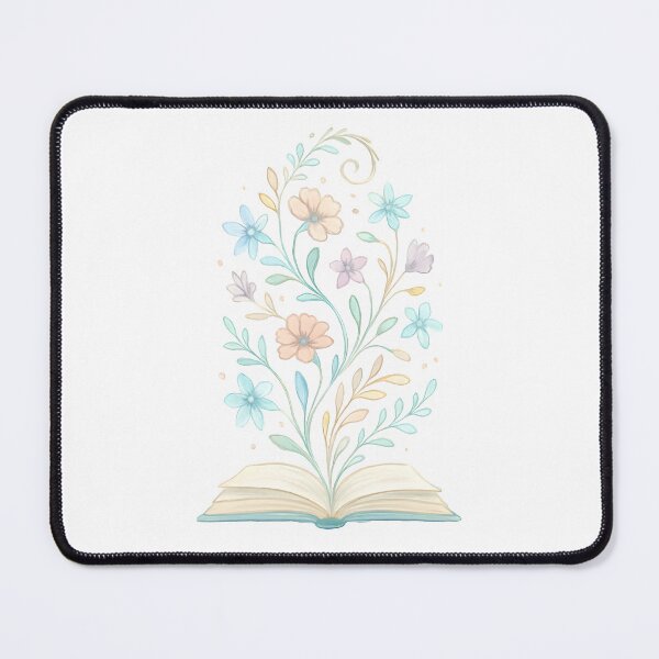 Item preview, Blooming Book | Whimsical Floral Watercolor Art designed and sold by Moon--ink.