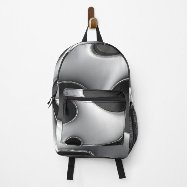 Item preview, Y2K Silver Liquid Pattern | Futuristic Chrome Glossy 3 designed and sold by Velvetcosmonova.