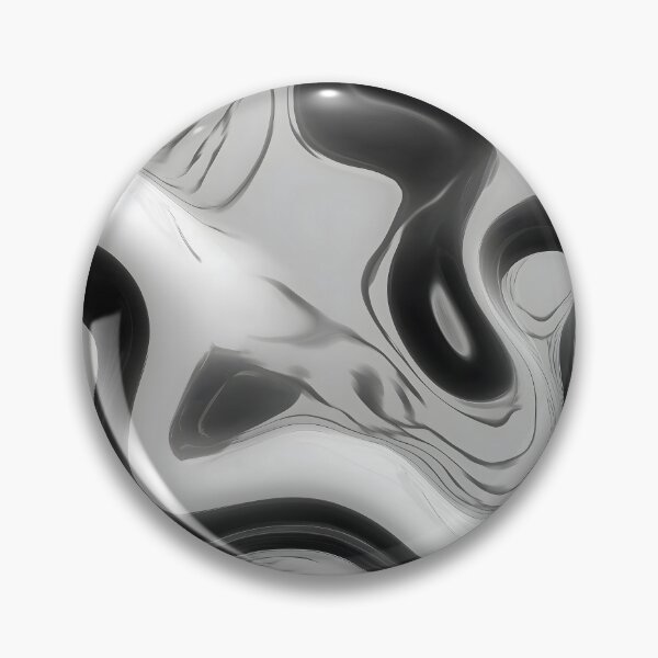 Item preview, Y2K Silver Liquid Pattern | Futuristic Chrome Glossy 6 designed and sold by Velvetcosmonova.