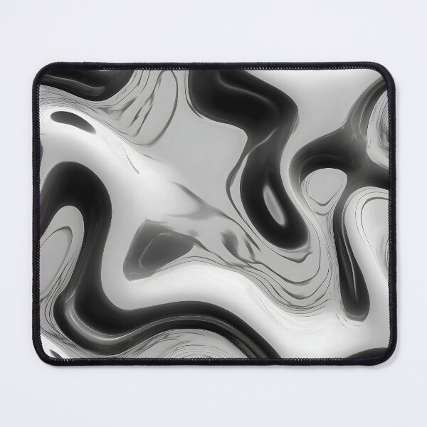 Item preview, Y2K Silver Liquid Pattern | Futuristic Chrome Glossy 6 designed and sold by Velvetcosmonova.