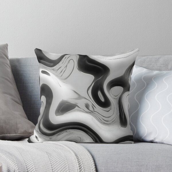Item preview, Y2K Silver Liquid Pattern | Futuristic Chrome Glossy 6 designed and sold by Velvetcosmonova.