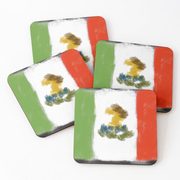 Aperçu de l'œuvre Drapeau mexicain créée et vendue par mjDesigns-.