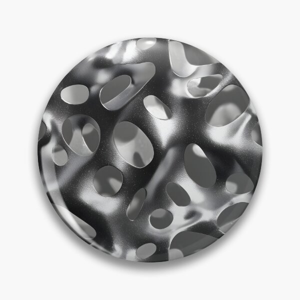 Item preview, Y2K Silver Liquid Pattern | Futuristic Chrome Glossy 7 designed and sold by Velvetcosmonova.