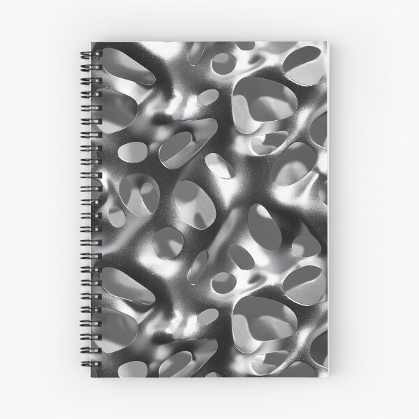 Item preview, Y2K Silver Liquid Pattern | Futuristic Chrome Glossy 7 designed and sold by Velvetcosmonova.