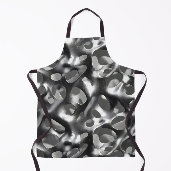 Item preview, Y2K Silver Liquid Pattern | Futuristic Chrome Glossy 7 designed and sold by Velvetcosmonova.