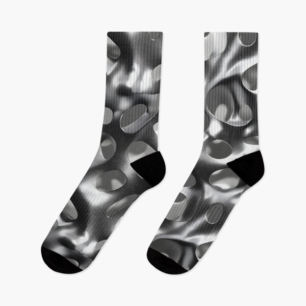 Item preview, Y2K Silver Liquid Pattern | Futuristic Chrome Glossy 7 designed and sold by Velvetcosmonova.