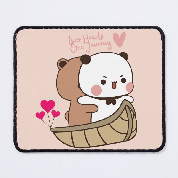 Item preview, Two Hearts One Journey Bubu Dudu On Ship Together Hugging Panda And Brownie Bear True Love Couple 2026 designed and sold by BlueSkylineArts.