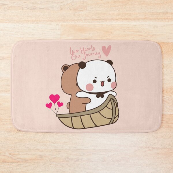 Item preview, Two Hearts One Journey Bubu Dudu On Ship Together Hugging Panda And Brownie Bear True Love Couple 2026 designed and sold by BlueSkylineArts.