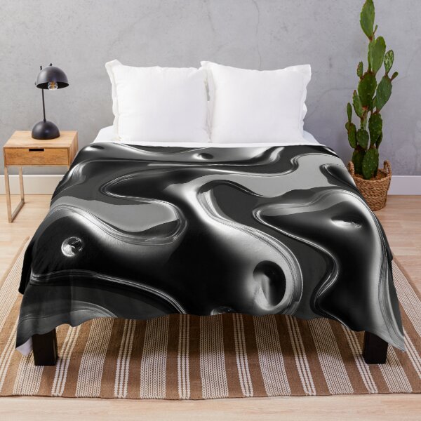 Item preview, Y2K Silver Liquid Pattern | Futuristic Chrome Glossy 9 designed and sold by Velvetcosmonova.