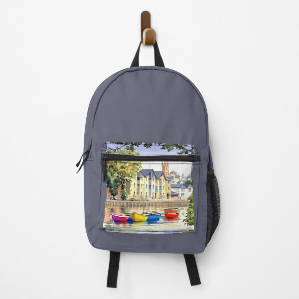 Item preview, Across the river to Totnes(watercolour + AI) designed and sold by artsmeow.