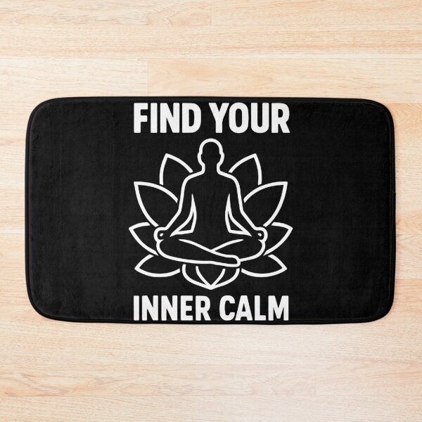 Aperçu de l'œuvre Trouvez votre calme intérieur Mindfulness Yoga créée et vendue par LuminOrb.