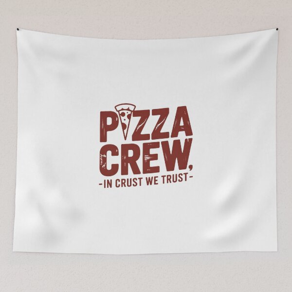 Item preview, Pizza Crew – In Crust We Trust designed and sold by Enea Kelo.
