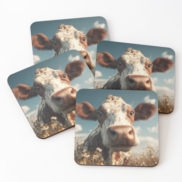 Item preview, A portrait of a cow designed and sold by sheptonian.