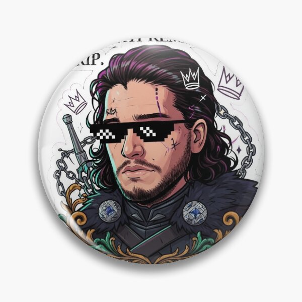 Item preview, GOT - JON SNOW - THE NORTH REMEMBERS designed and sold by RETRO-BYTE.