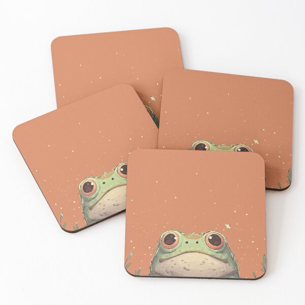Item preview, Frog poking its head out designed and sold by TaverneKuna.